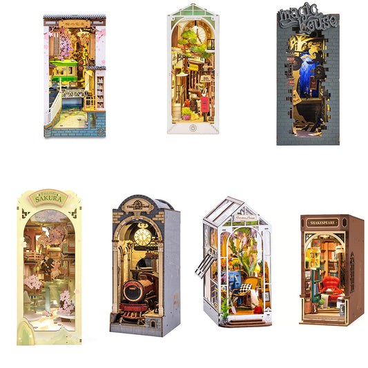 Seven unique miniature models to collect!