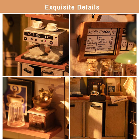 Cafe Miniature House Kit
