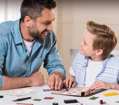 DIY Miniature House Kit Garage Workshop
