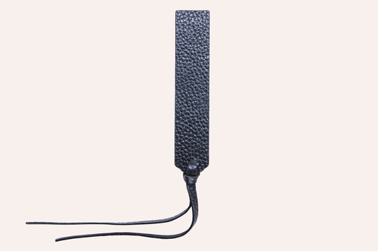 Genuine Pebble Leather Bookmark