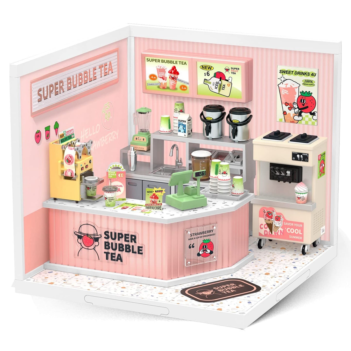 DIY Miniature Super Store Kits - Collect them all!