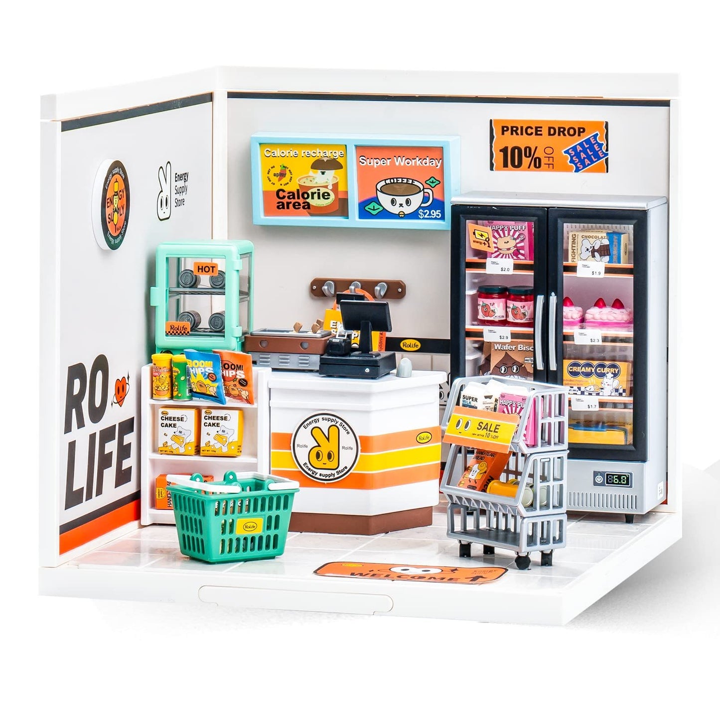 DIY Miniature Super Store Kits - Collect them all!